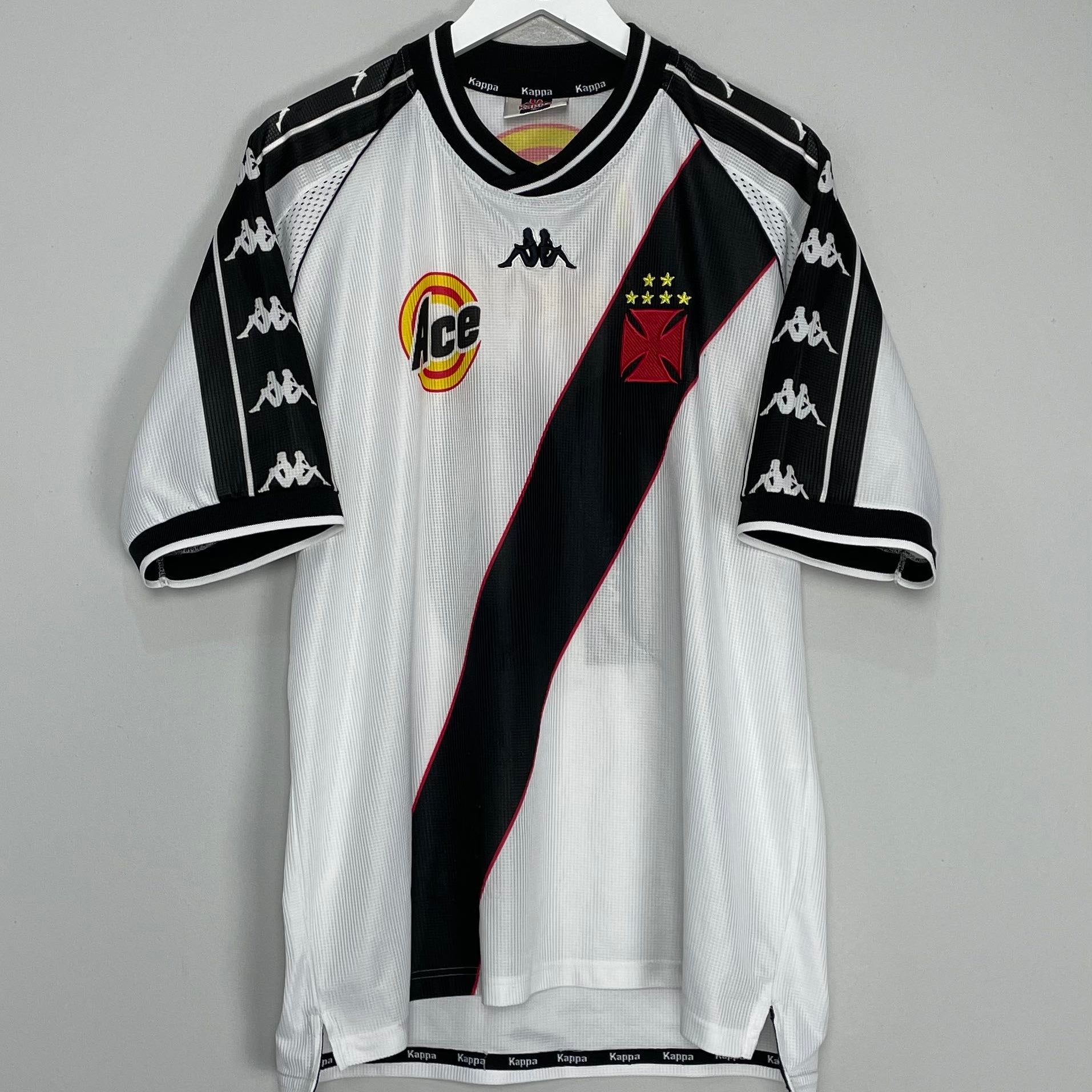 Shop 1999/00 VASCO DA GAMA #10 (EDMUNDO) AWAY SHIRT (L) KAPPA, classic football shirts, vintage football shirts & retro soccer jerseys at Cult Kits