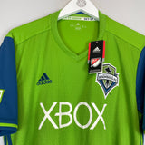 Shop 2016/17 SEATTLE SOUNDERS *BNWT* HOME SHIRT (L) ADIDAS, classic football shirts, vintage football shirts & retro soccer jerseys at Cult Kits