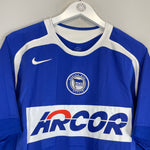 Shop 2005/06 HERTHA BERLIN HOME SHIRT (L) NIKE, classic football shirts, vintage football shirts & retro soccer jerseys at Cult Kits