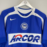 Shop 2005/06 HERTHA BERLIN HOME SHIRT (L) NIKE, classic football shirts, vintage football shirts & retro soccer jerseys at Cult Kits