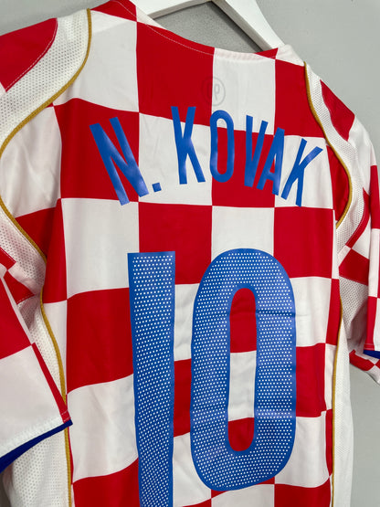 2004/06 CROATIA KOVAK #10 *BNWT* HOME SHIRT (M) NIKE