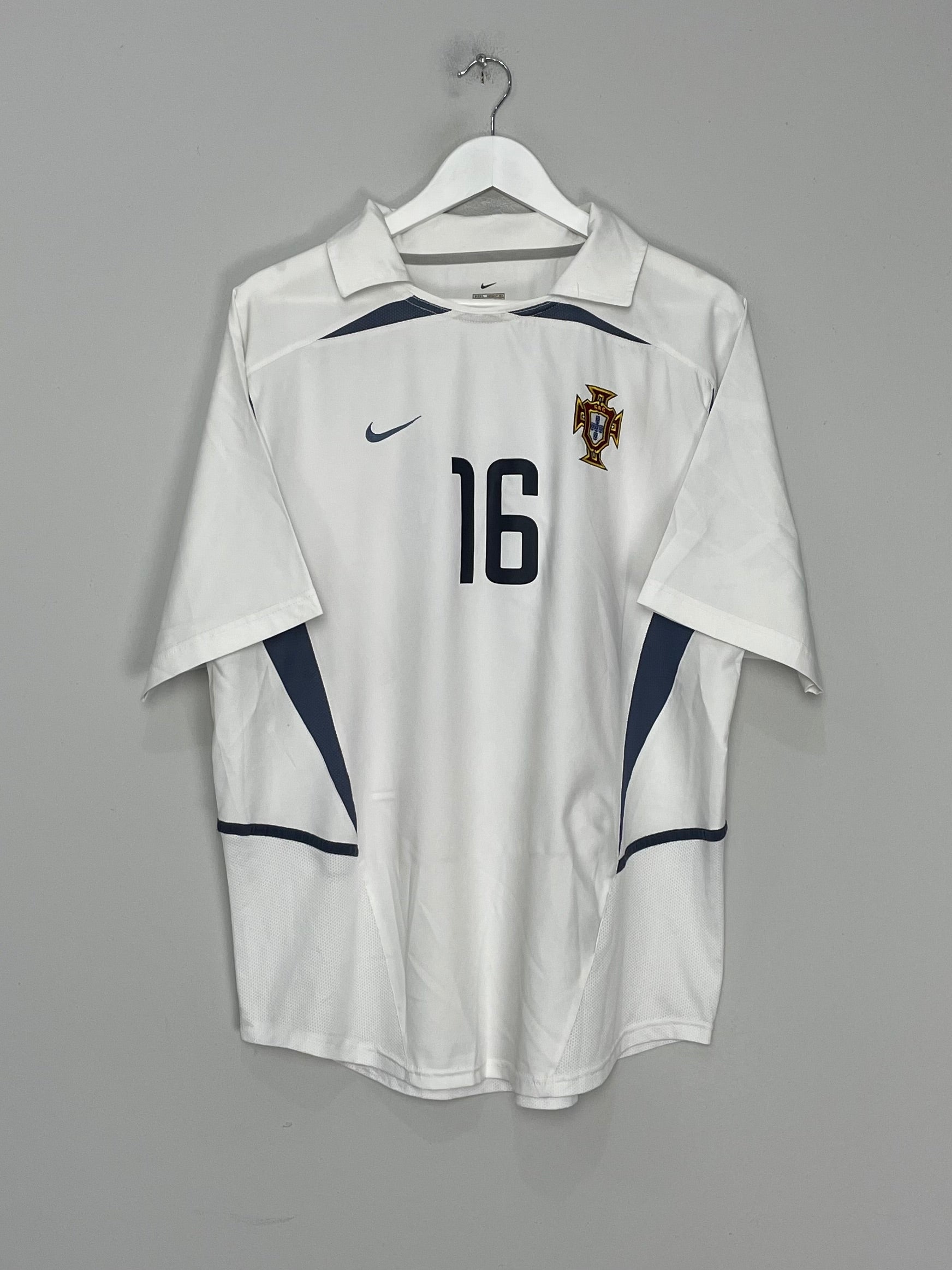 Shop 2002/04 PORTUGAL C.RONALDO #16 AWAY SHIRT (L) NIKE, classic football shirts, vintage football shirts & retro soccer jerseys at Cult Kits