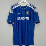 Shop 2011/12 CHELSEA DROGBA #11 HOME SHIRT (L) ADIDAS, classic football shirts, vintage football shirts & retro soccer jerseys at Cult Kits