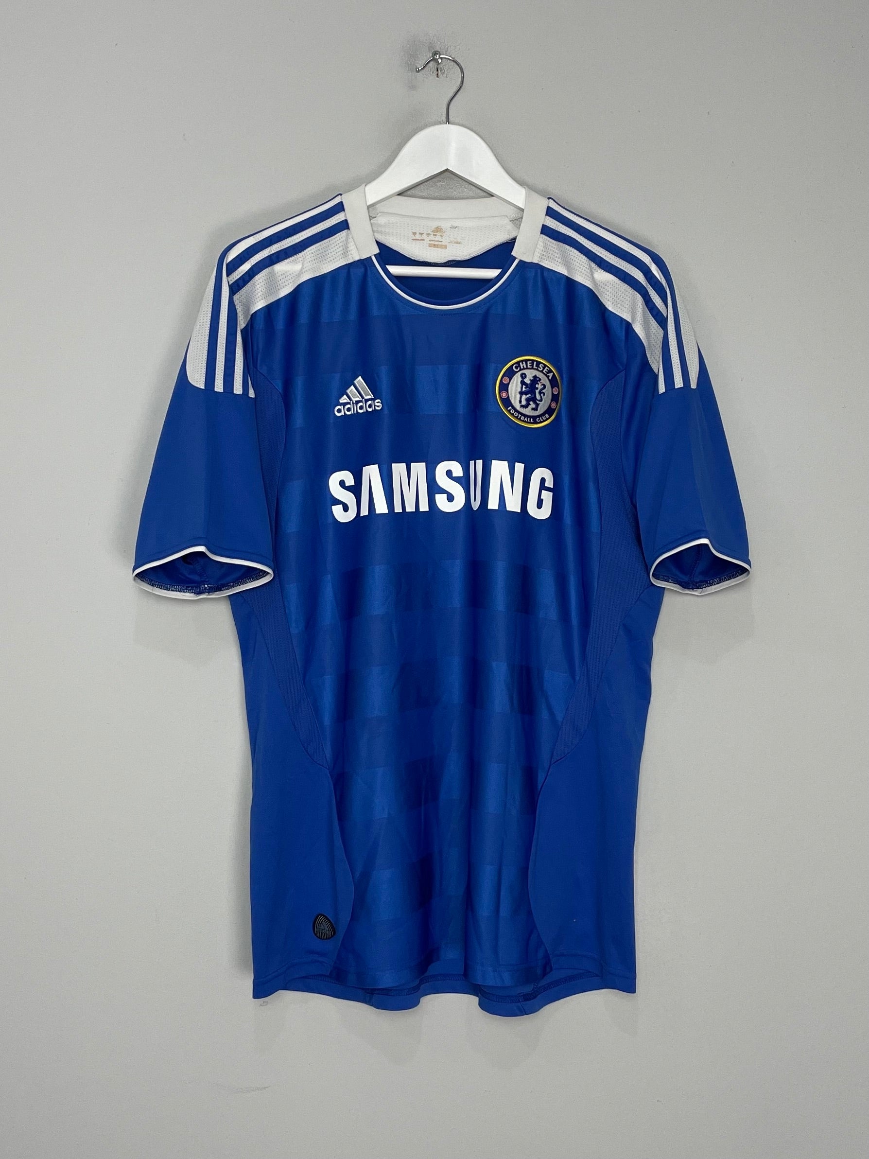 Shop 2011/12 CHELSEA DROGBA #11 HOME SHIRT (L) ADIDAS, classic football shirts, vintage football shirts & retro soccer jerseys at Cult Kits