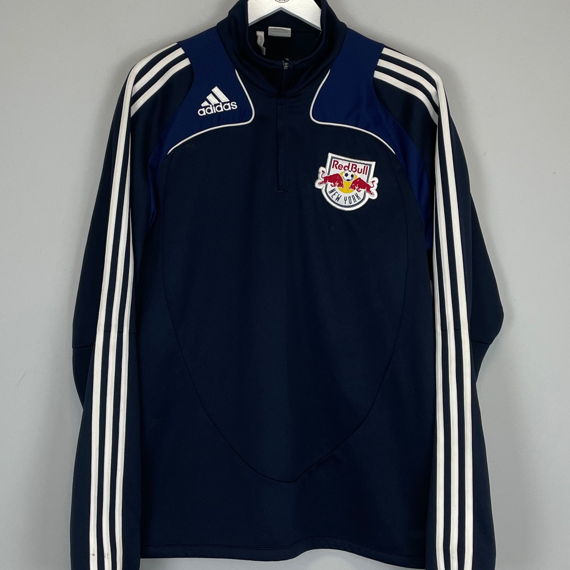 Shop 2012/13 NEW YORK RED BULLS 1/4 ZIP (L) ADIDAS, classic football shirts, vintage football shirts & retro soccer jerseys at Cult Kits