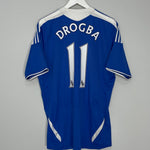 Shop 2011/12 CHELSEA DROGBA #11 HOME SHIRT (L) ADIDAS, classic football shirts, vintage football shirts & retro soccer jerseys at Cult Kits