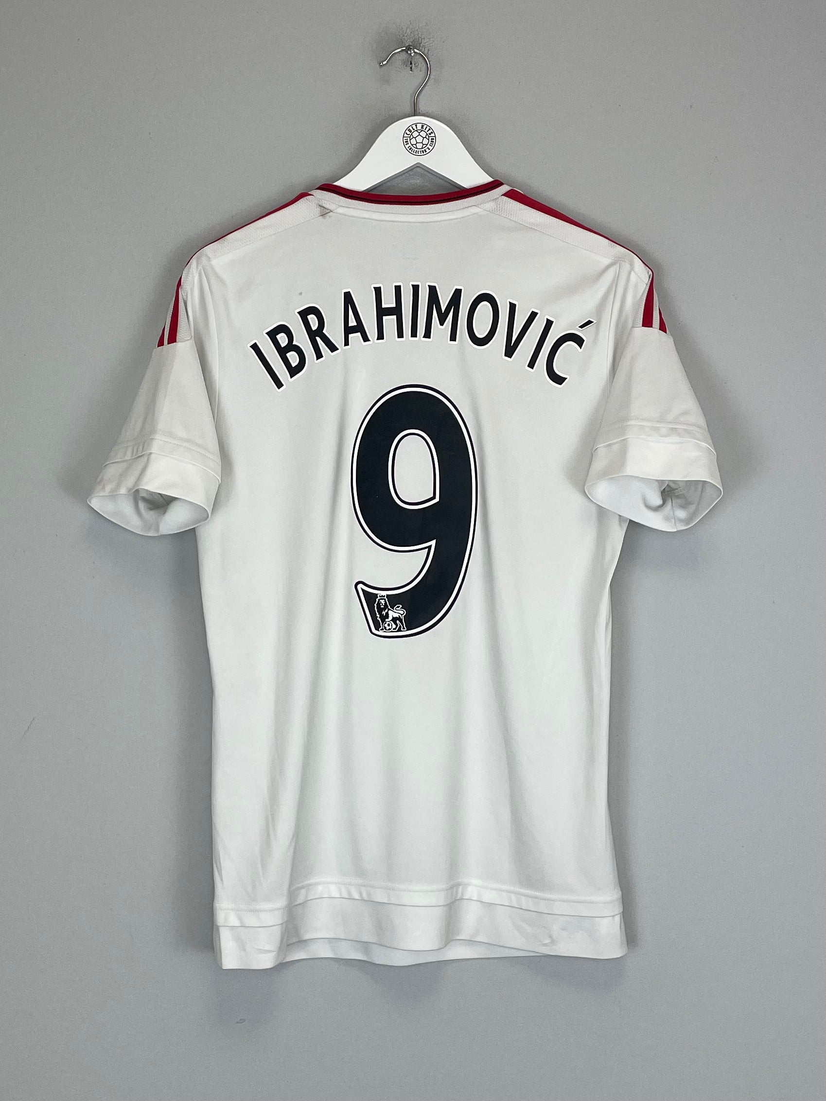 Shop 2015/16 MANCHESTER UNITED IBRAHIMOVIC #9 AWAY SHIRT (S) ADIDAS, classic football shirts, vintage football shirts & retro soccer jerseys at Cult Kits