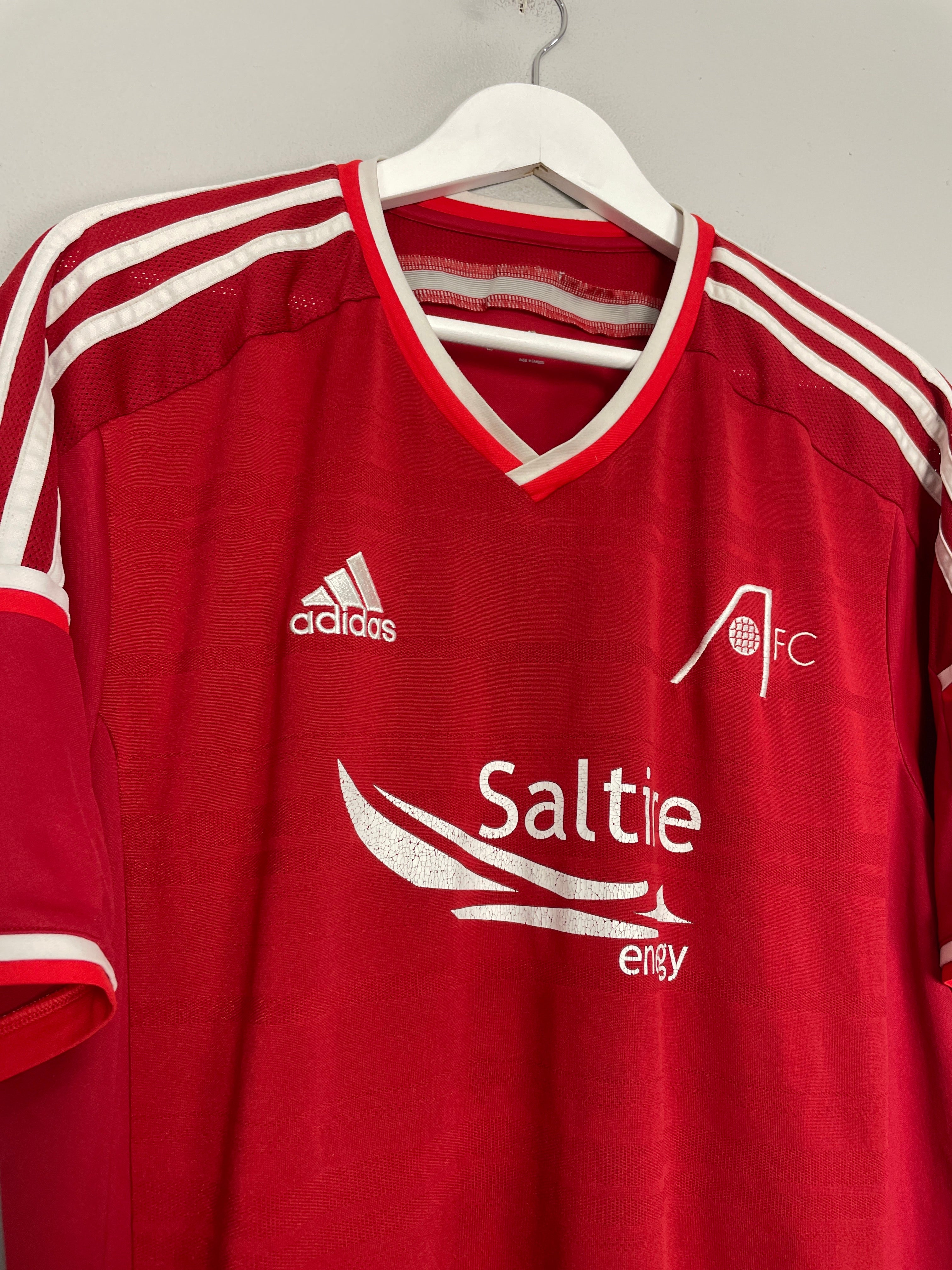 Shop 2014/15 ABERDEEN HOME SHIRT (XXL) ADIDAS, classic football shirts, vintage football shirts & retro soccer jerseys at Cult Kits