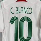 2007/08 MEXICO BLANCO #10 AWAY SHIRT (M) ADIDAS