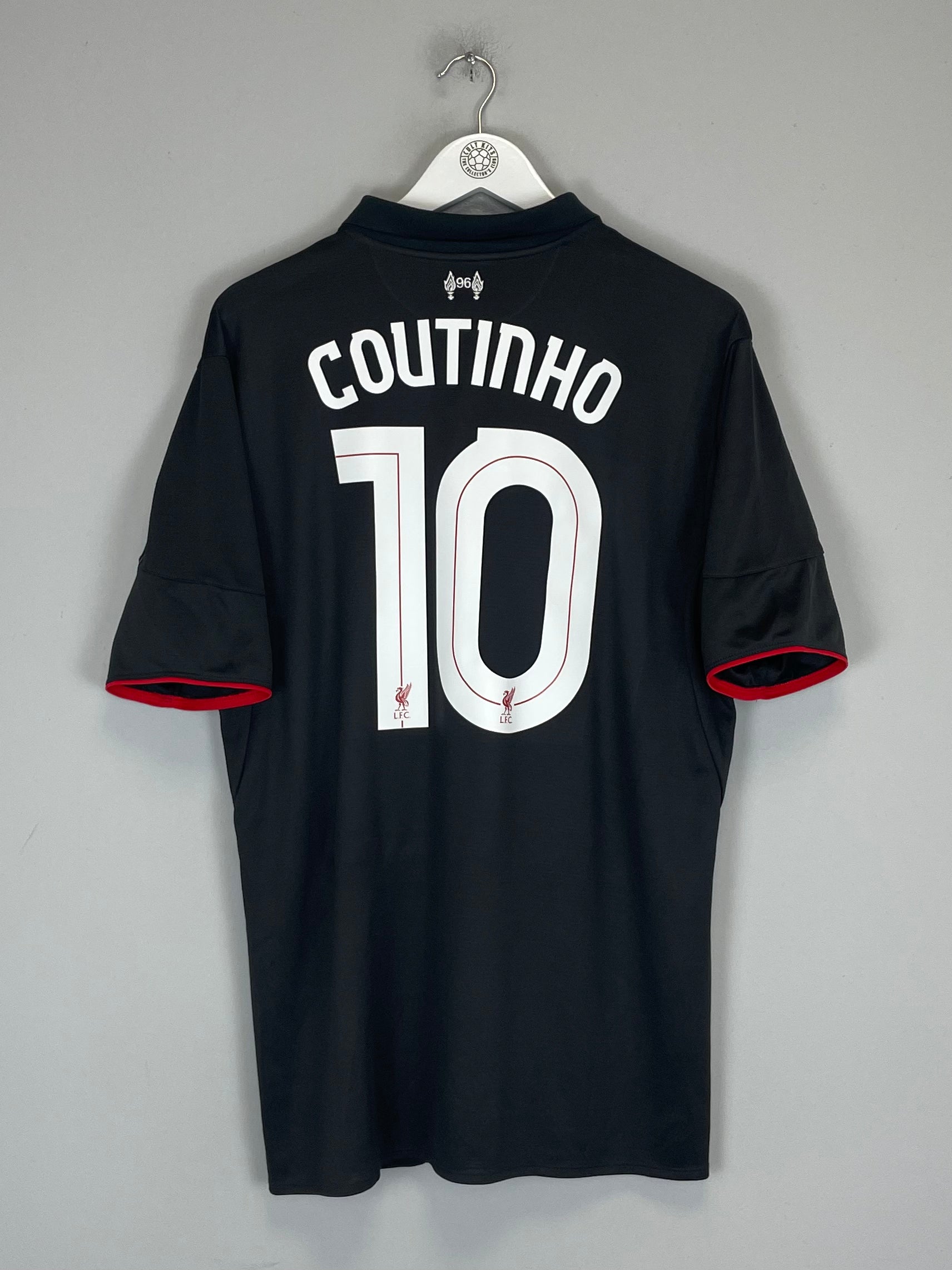 Shop 2015/16 LIVERPOOL COUTINHO #10 THIRD SHIRT (XL) NEW BALANCE, classic football shirts, vintage football shirts & retro soccer jerseys at Cult Kits
