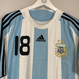 2007/09 ARGENTINA MESSI #18 HOME SHIRT (L) ADIDAS