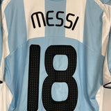 2007/09 ARGENTINA MESSI #18 HOME SHIRT (L) ADIDAS