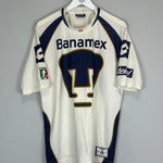 Shop 2001/02 UNAM PUMAS AWAY SHIRT (L) LOTTO, classic football shirts, vintage football shirts & retro soccer jerseys at Cult Kits
