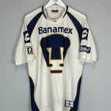 Shop 2001/02 UNAM PUMAS AWAY SHIRT (L) LOTTO, classic football shirts, vintage football shirts & retro soccer jerseys at Cult Kits
