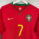Shop 2008/10 PORTUGAL RONALDO #7 HOME SHIRT (M) NIKE, classic football shirts, vintage football shirts & retro soccer jerseys at Cult Kits