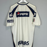 Shop 2001/02 UNAM PUMAS AWAY SHIRT (L) LOTTO, classic football shirts, vintage football shirts & retro soccer jerseys at Cult Kits