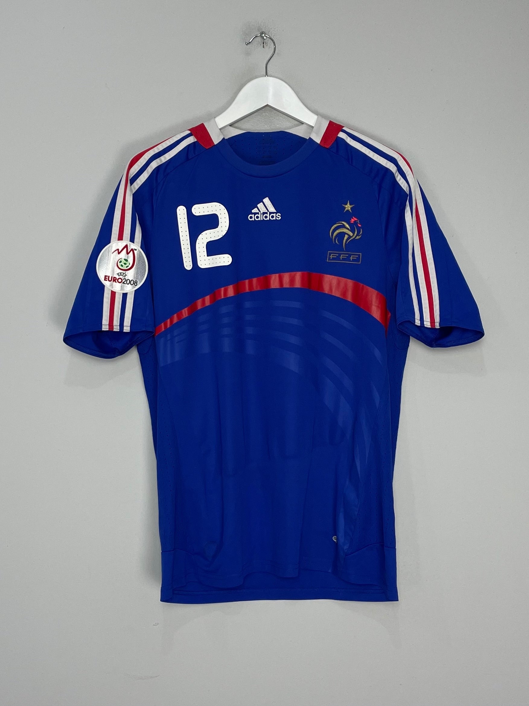 Shop 2007/08 FRANCE HENRY #12 HOME SHIRT (M) ADIDAS, classic football shirts, vintage football shirts & retro soccer jerseys at Cult Kits