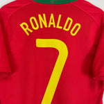 Shop 2008/10 PORTUGAL RONALDO #7 HOME SHIRT (M) NIKE, classic football shirts, vintage football shirts & retro soccer jerseys at Cult Kits