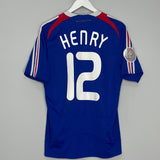 Shop 2007/08 FRANCE HENRY #12 HOME SHIRT (M) ADIDAS, classic football shirts, vintage football shirts & retro soccer jerseys at Cult Kits