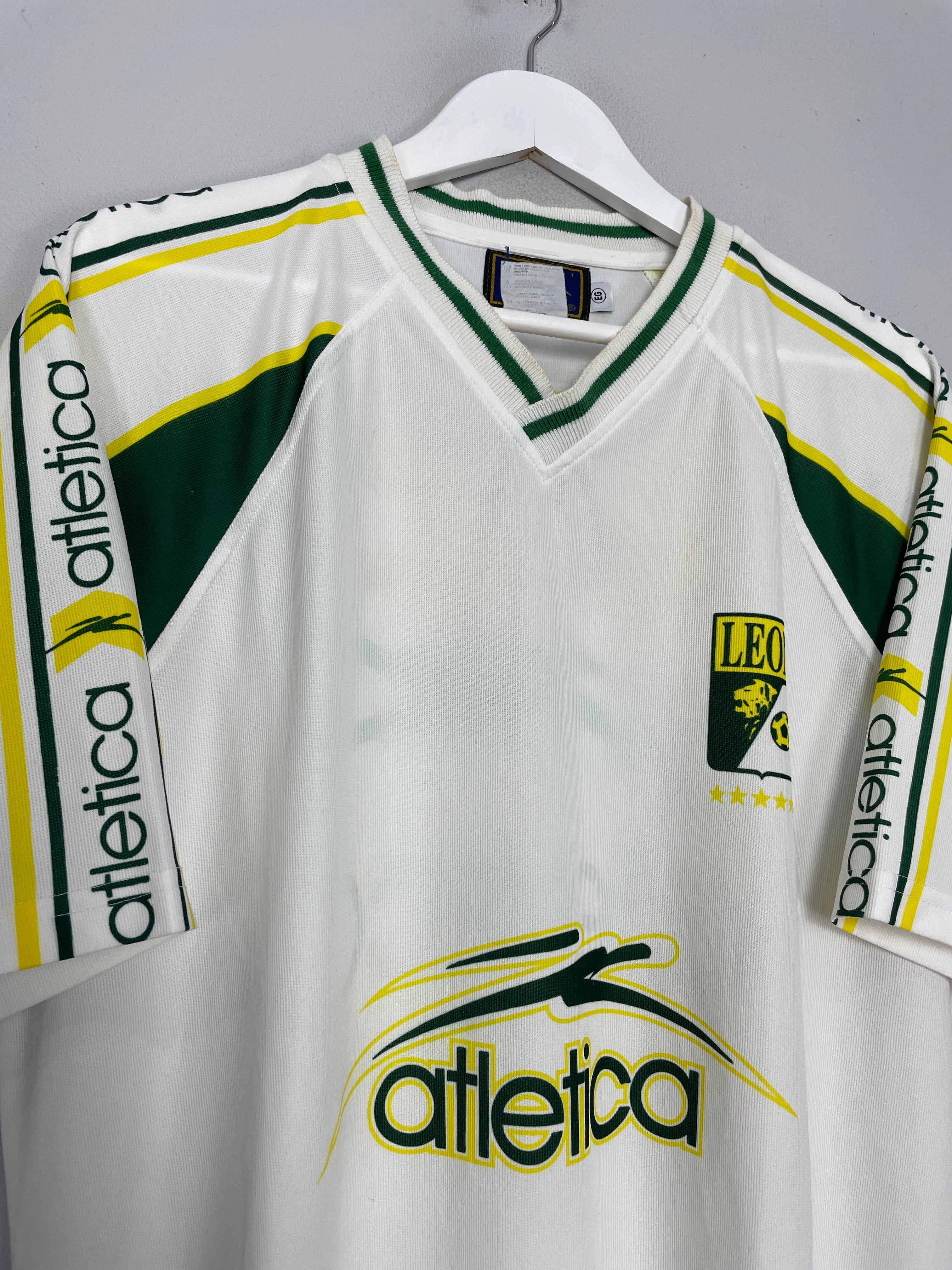 Shop 1997/98 LEON FC TRAINING SHIRT (XL) ATLETICA, classic football shirts, vintage football shirts & retro soccer jerseys at Cult Kits