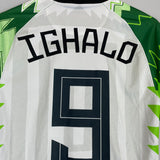 Shop 2020/21 NIGERIA IGHALO #9 HOME SHIRT (S) NIKE, classic football shirts, vintage football shirts & retro soccer jerseys at Cult Kits
