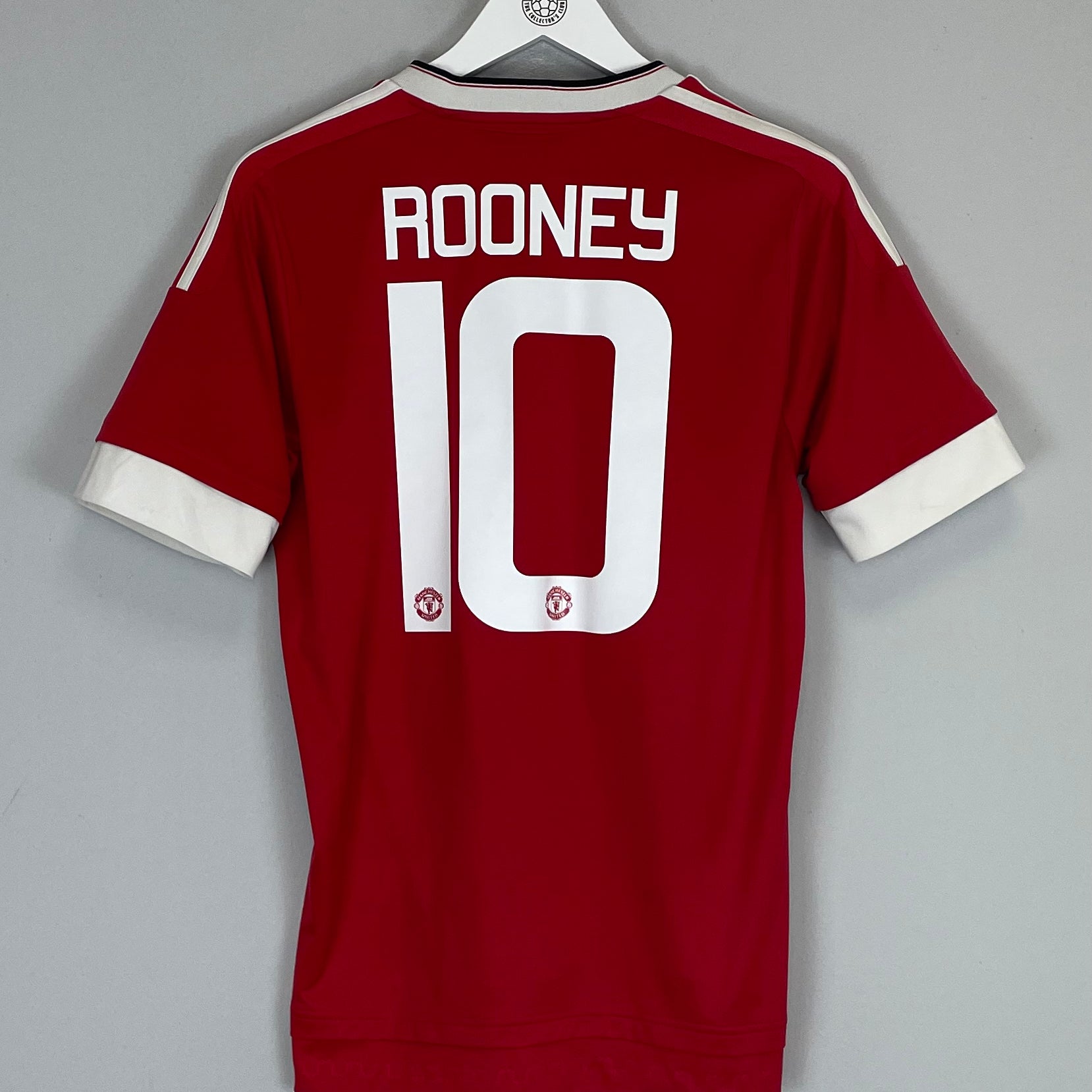 Shop 2015/16 MANCHESTER UNITED ROONEY #10 HOME SHIRT (S) ADIDAS, classic football shirts, vintage football shirts & retro soccer jerseys at Cult Kits