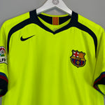 Shop 2005/06 BARCELONA RONALDINHO #10 AWAY SHIRT (M) NIKE, classic football shirts, vintage football shirts & retro soccer jerseys at Cult Kits