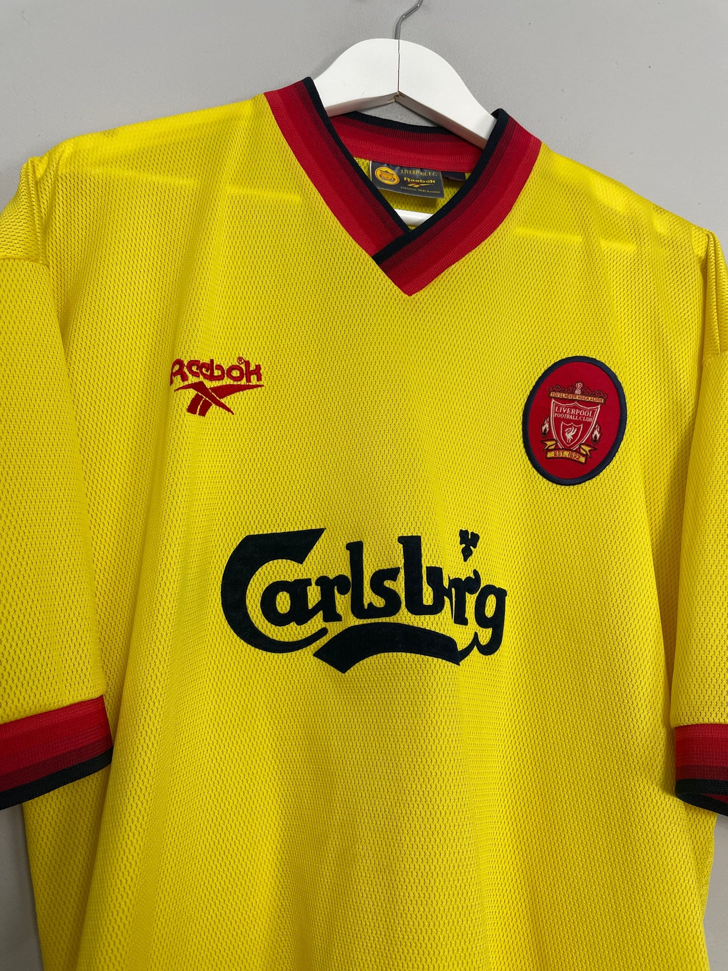 1997/99 LIVERPOOL AWAY SHIRT (XL) REEBOK