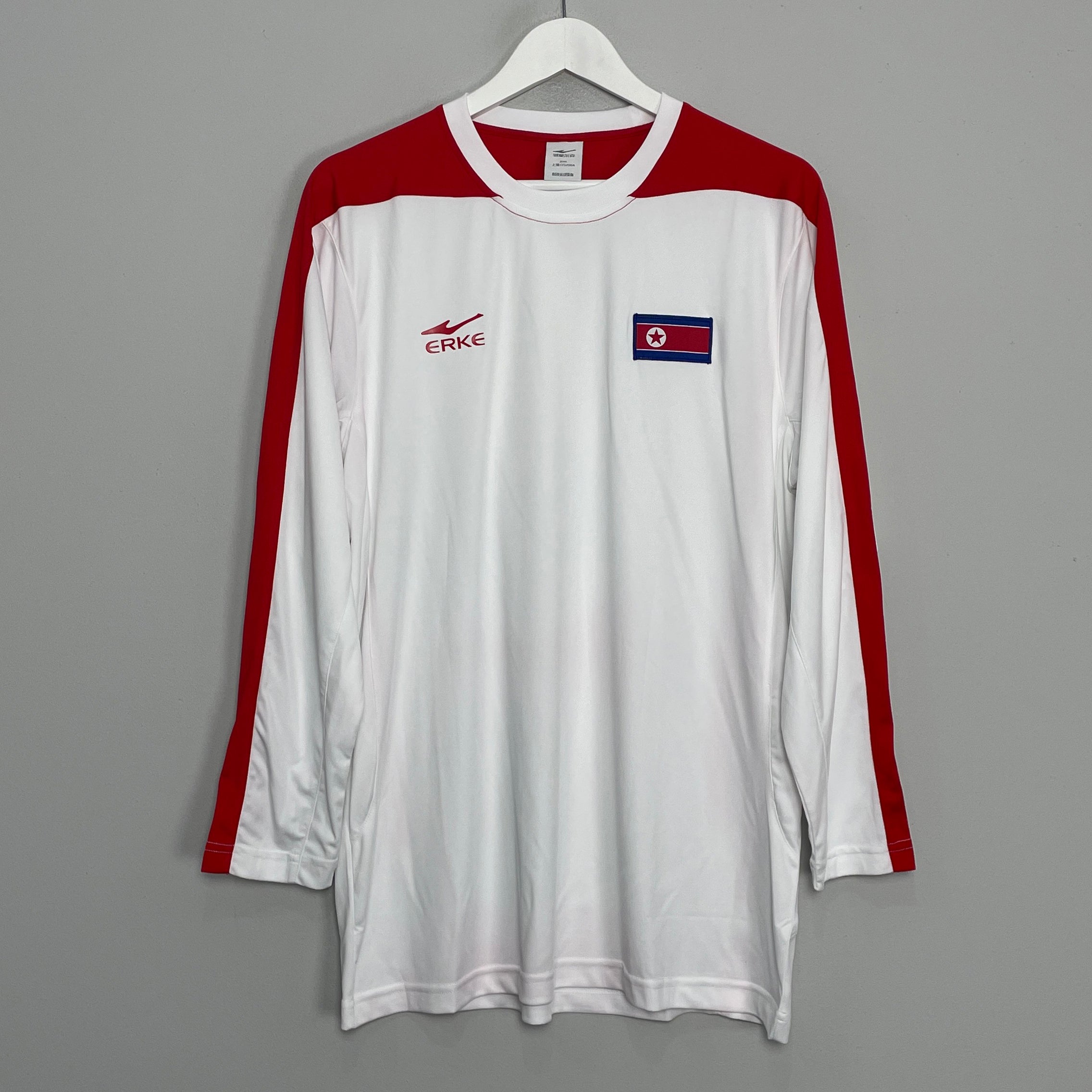 Shop 2008/09 NORTH KOREA L/S AWAY SHIRT (XXL) ERKE, classic football shirts, vintage football shirts & retro soccer jerseys at Cult Kits