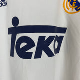 Shop 2000/01 REAL MADRID FIGO #10 HOME SHIRT (XL) ADIDAS, classic football shirts, vintage football shirts & retro soccer jerseys at Cult Kits