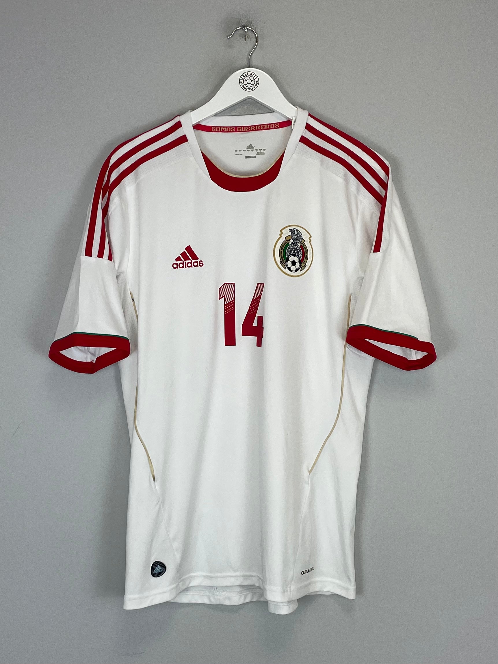 Shop 2013/14 MEXICO CHICHARITO #14 AWAY SHIRT (L) ADIDAS, classic football shirts, vintage football shirts & retro soccer jerseys at Cult Kits