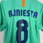 Shop 2010/11 BARCELONA A.INIESTA #8 AWAY SHIRT (S) NIKE, classic football shirts, vintage football shirts & retro soccer jerseys at Cult Kits