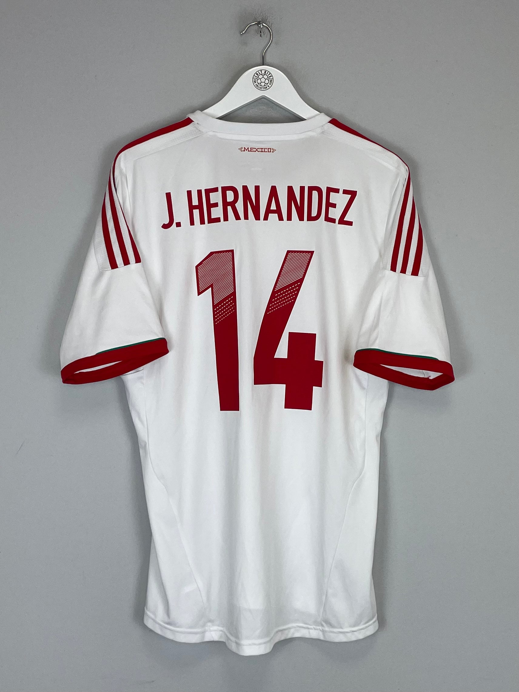 Shop 2013/14 MEXICO CHICHARITO #14 AWAY SHIRT (L) ADIDAS, classic football shirts, vintage football shirts & retro soccer jerseys at Cult Kits