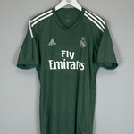 Shop 2017/18 REAL MADRID NAVAS #1 GK SHIRT (M) ADIDAS, classic football shirts, vintage football shirts & retro soccer jerseys at Cult Kits