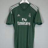 Shop 2017/18 REAL MADRID NAVAS #1 GK SHIRT (M) ADIDAS, classic football shirts, vintage football shirts & retro soccer jerseys at Cult Kits