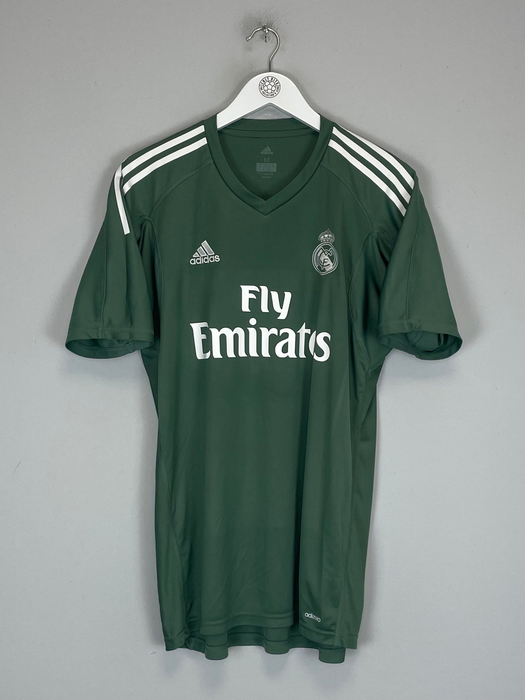 Shop 2017/18 REAL MADRID NAVAS #1 GK SHIRT (M) ADIDAS, classic football shirts, vintage football shirts & retro soccer jerseys at Cult Kits