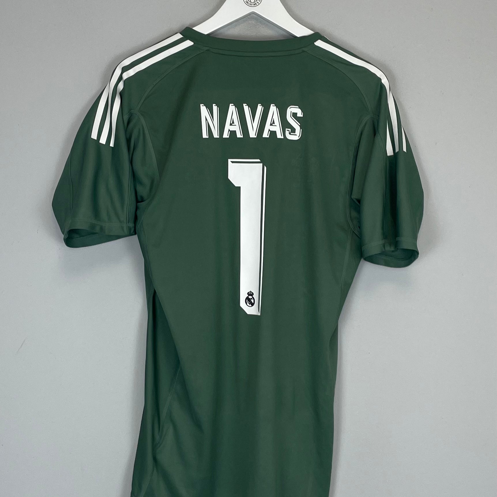 Shop 2017/18 REAL MADRID NAVAS #1 GK SHIRT (M) ADIDAS, classic football shirts, vintage football shirts & retro soccer jerseys at Cult Kits