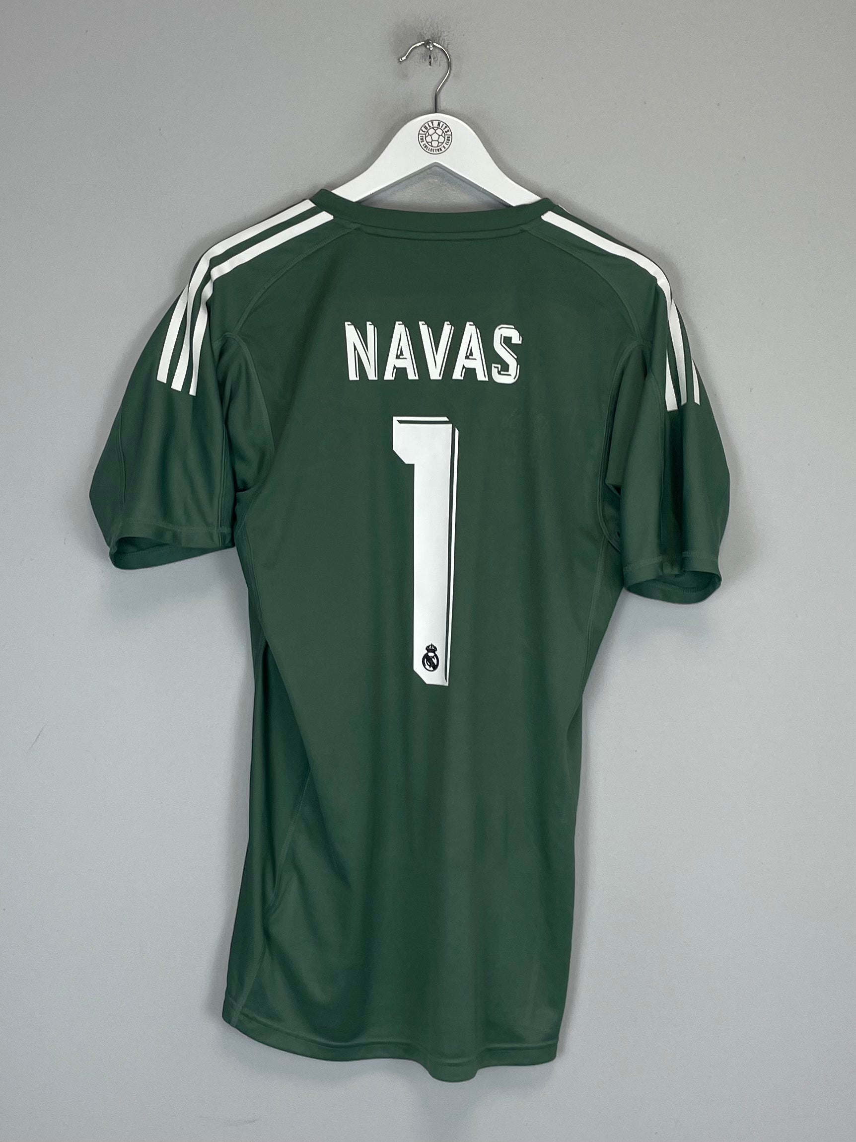 Shop 2017/18 REAL MADRID NAVAS #1 GK SHIRT (M) ADIDAS, classic football shirts, vintage football shirts & retro soccer jerseys at Cult Kits