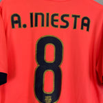Shop 2009/10 BARCELONA INIESTA #8 AWAY SHIRT (L) NIKE, classic football shirts, vintage football shirts & retro soccer jerseys at Cult Kits