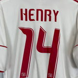 Shop 2010 NEW YORK RED BULLS HENRY #14 HOME SHIRT (L) ADIDAS, classic football shirts, vintage football shirts & retro soccer jerseys at Cult Kits