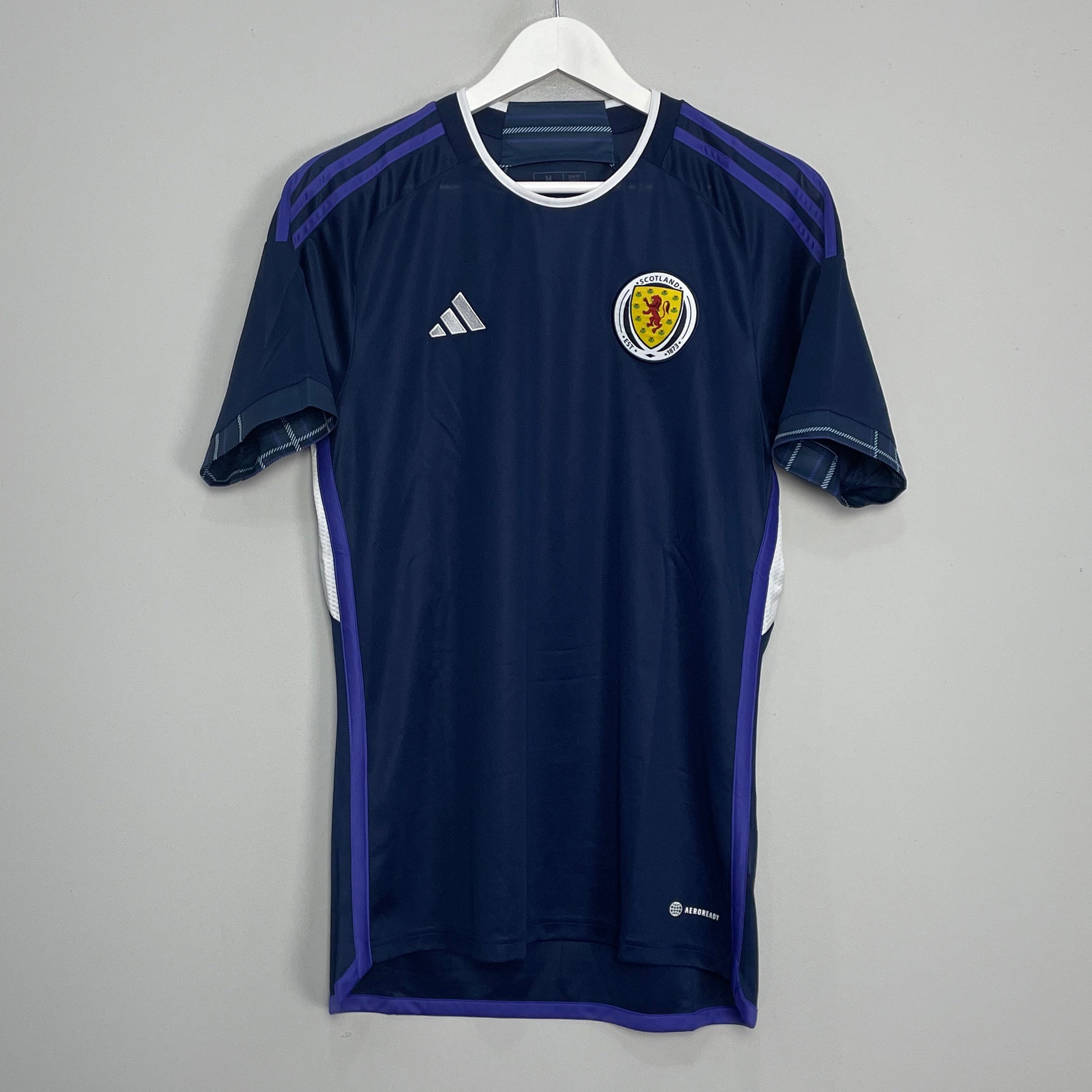 Shop 2022/23 SCOTLAND HOME SHIRT (M) ADIDAS, classic football shirts, vintage football shirts & retro soccer jerseys at Cult Kits