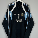 2004/05 ARGENTINA *PLAYER ISSUE* 1/4 ZIP JACKET (XL) ADIDAS