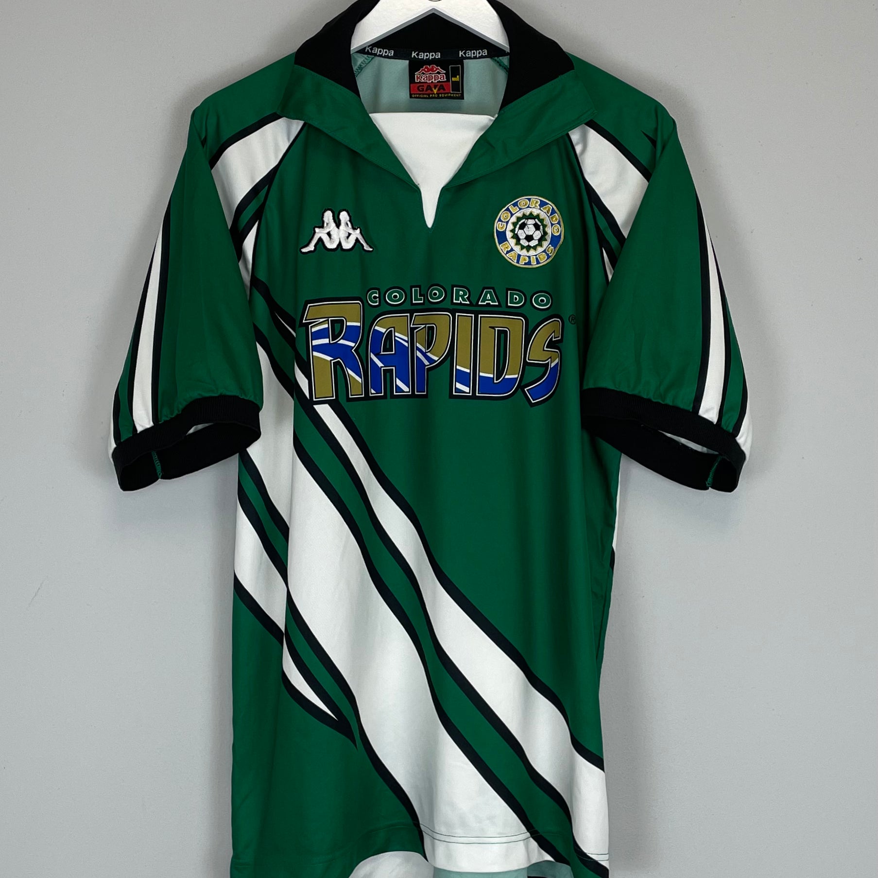 Shop 1999/00 COLORADO RAPIDS AWAY SHIRT (L) KAPPA, classic football shirts, vintage football shirts & retro soccer jerseys at Cult Kits