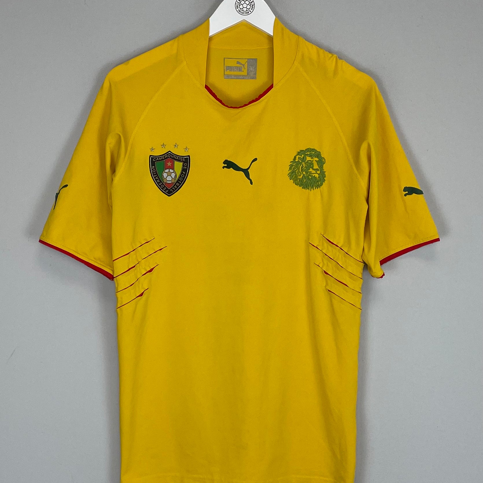 Shop 2004/06 CAMEROON AWAY SHIRT (XL) PUMA, classic football shirts, vintage football shirts & retro soccer jerseys at Cult Kits