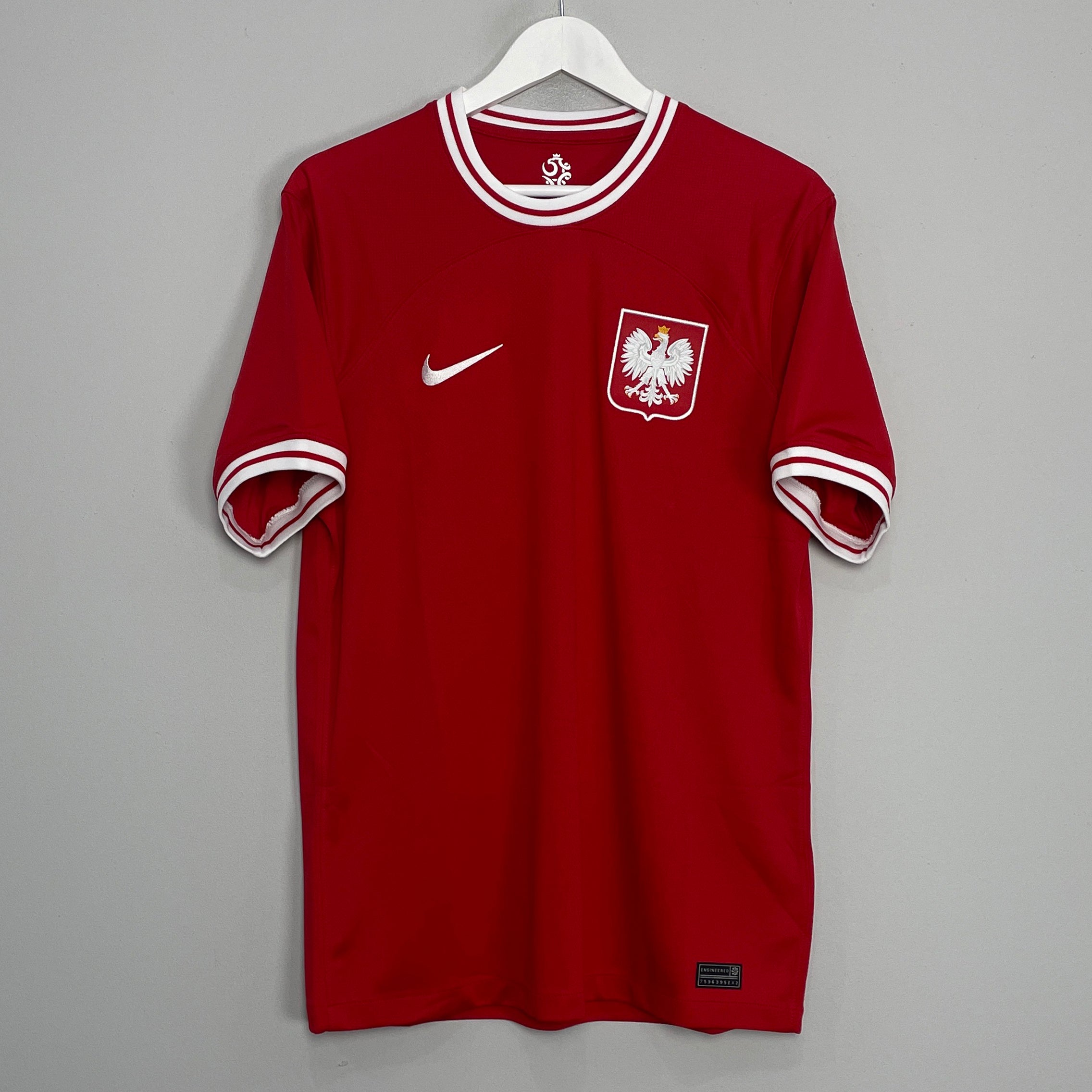 Shop 2022/23 POLAND AWAY SHIRT (M) NIKE, classic football shirts, vintage football shirts & retro soccer jerseys at Cult Kits