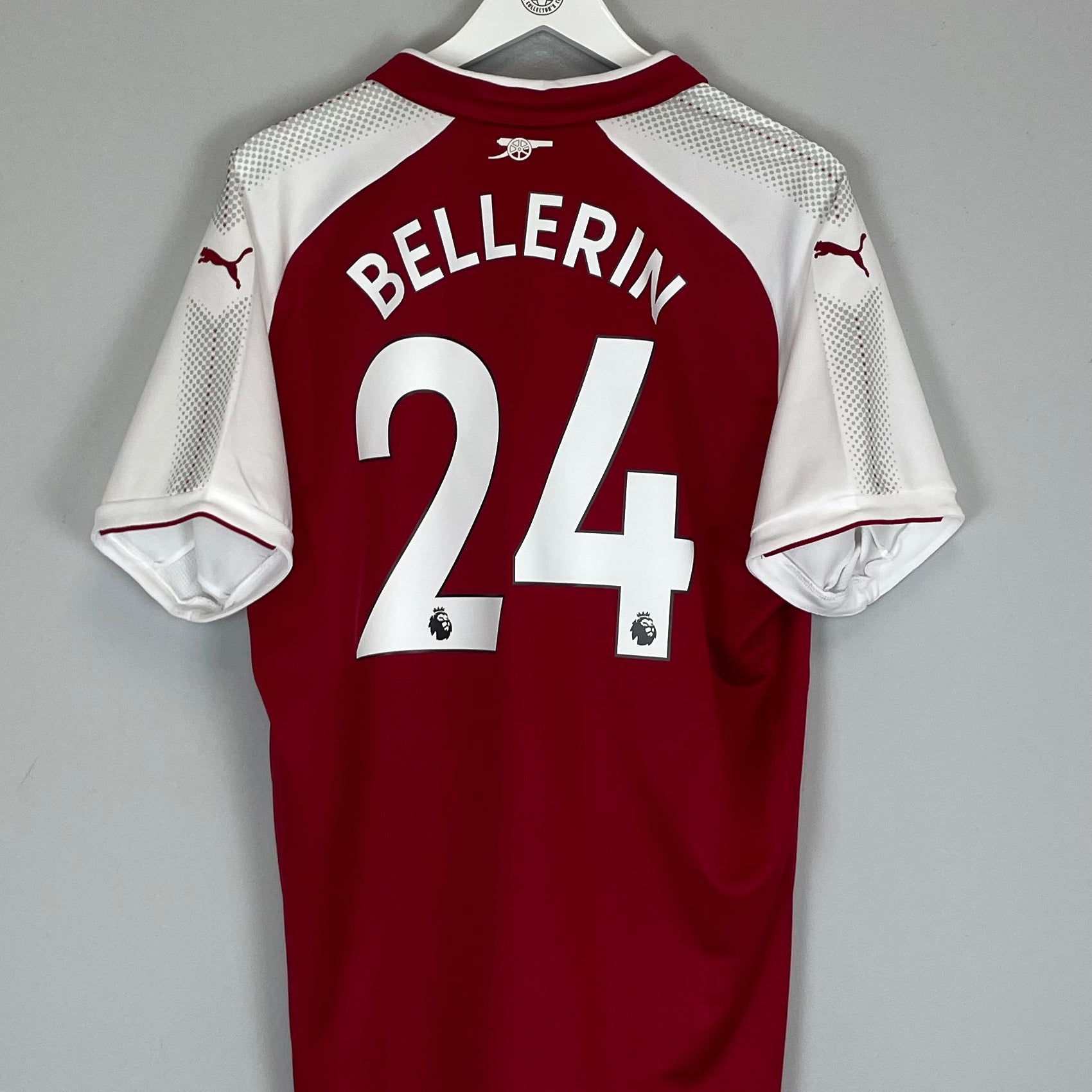 Shop 2017/18 ARSENAL BELLERIN #24 HOME SHIRT (XL) PUMA, classic football shirts, vintage football shirts & retro soccer jerseys at Cult Kits
