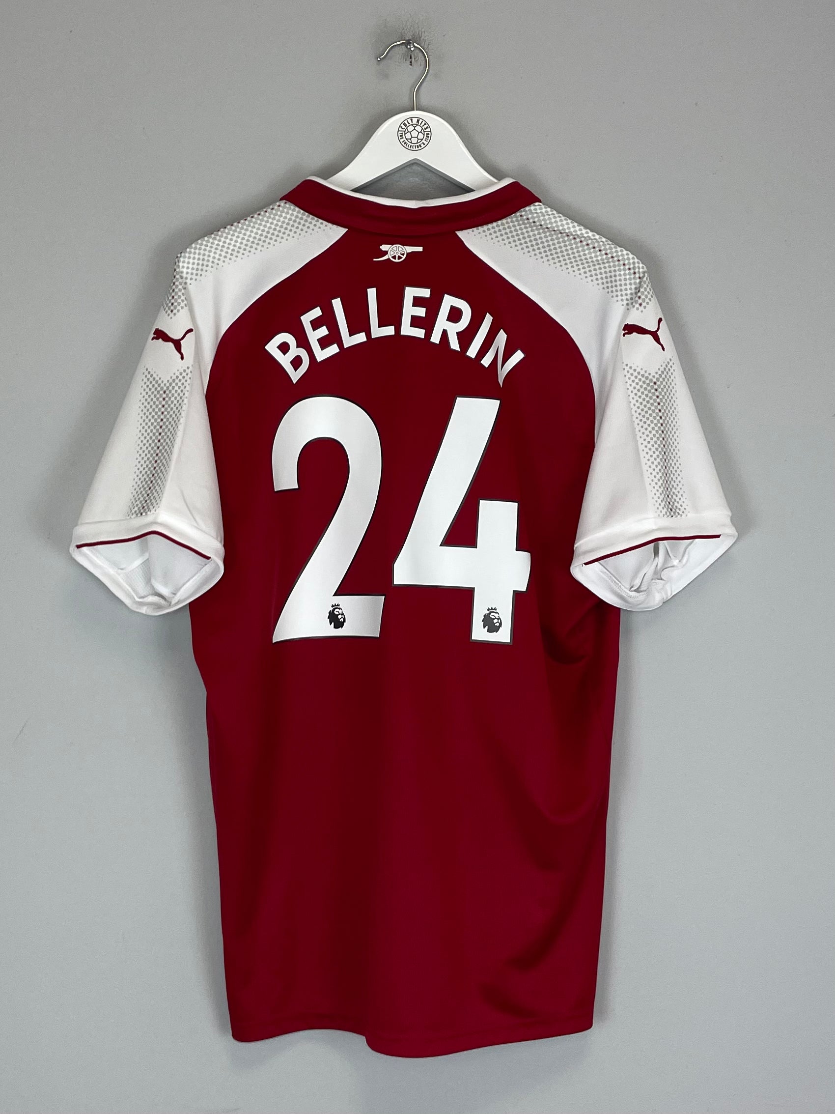 Shop 2017/18 ARSENAL BELLERIN #24 HOME SHIRT (XL) PUMA, classic football shirts, vintage football shirts & retro soccer jerseys at Cult Kits