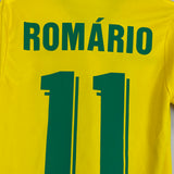 1994 BRAZIL ROMARIO #11 HOME SHIRT (S) UMBRO