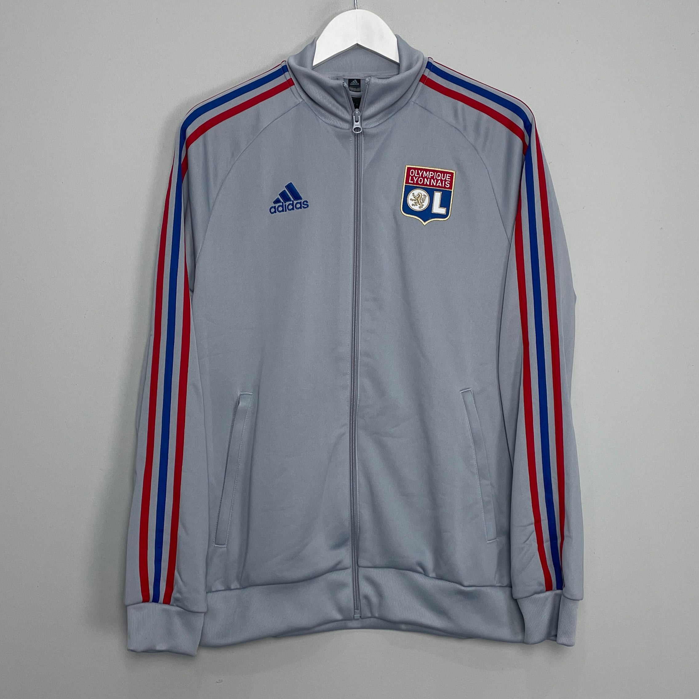 Shop 2022/23 LYON TRACK JACKET (M) ADIDAS, classic football shirts, vintage football shirts & retro soccer jerseys at Cult Kits