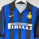 Shop 1998/99 INTER MILAN RONALDO #9 HOME SHIRT (L) NIKE, classic football shirts, vintage football shirts & retro soccer jerseys at Cult Kits
